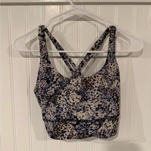 #Lululemon Floral Strappy Sports Bra